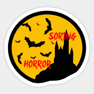 Halloween castle Sticker